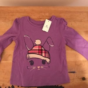 Purple Bunny Shirt/12-18 months